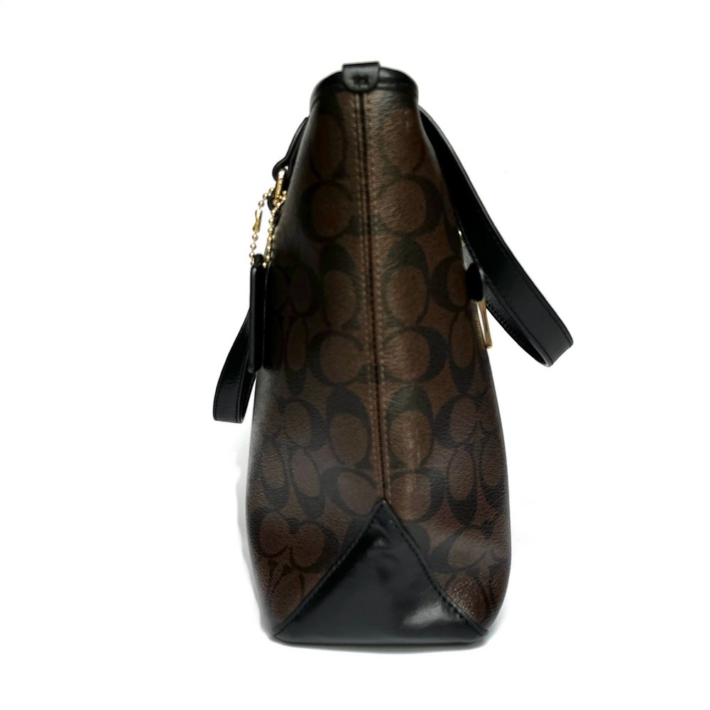 Coach Signature | Zip Top | Tote Bag - Picture 6 of 17